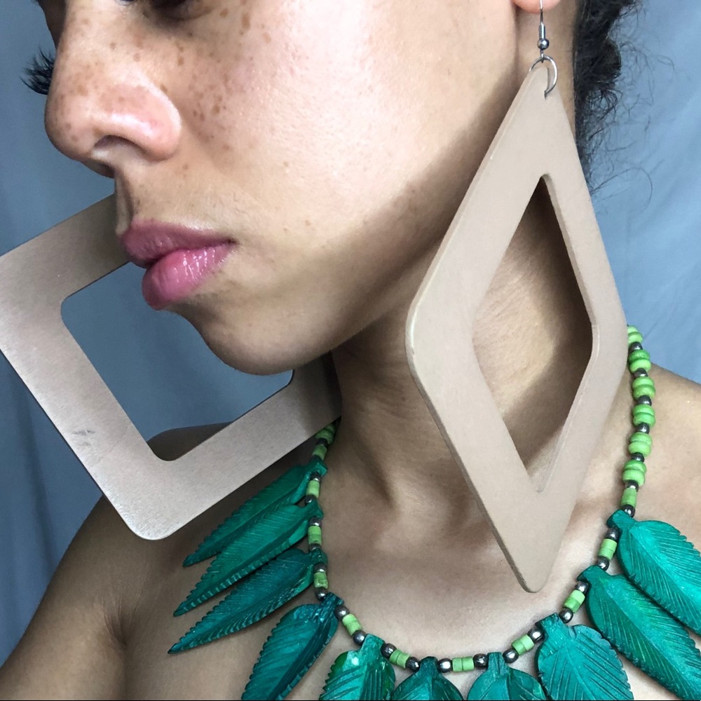 Square earrings
